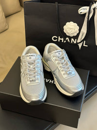 Logo Metallic Trainers