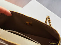 26A Embossed Top Handle Vanity Bag