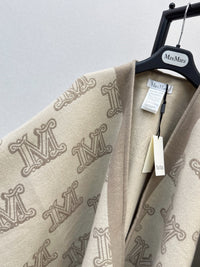 26S Monogram Wool Poncho