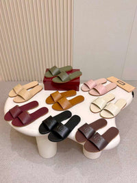 Interlocking Leather Sandals