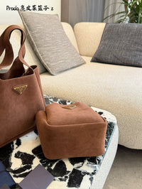 Suede Tote Bag