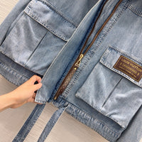 Utility Pocket Denim Jacket