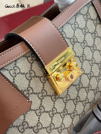 Padlock Top Handle Bag