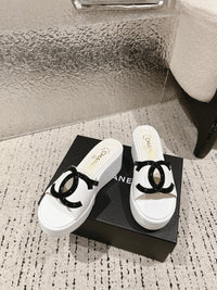 Platform Slide Sandals