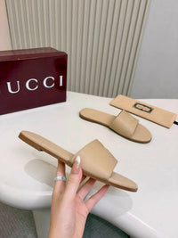 Interlocking Leather Sandals