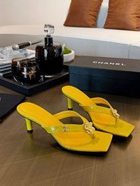Camellia Thong Mules
