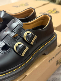 Double Buckle T-Bar Shoes