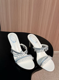 Caovilla Chandelier Heeled Mules