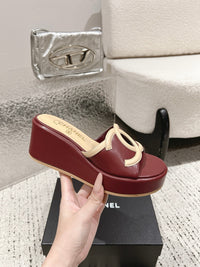 Platform Slide Sandals