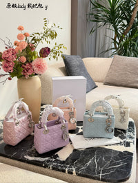 Micro Lady Dior Lambskin Bag