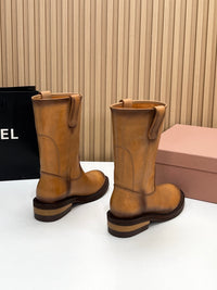 Foule Leather Booties