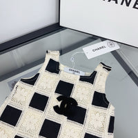 Crochet Knit Two-Piece Set