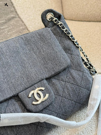 Denim Messenger Bag