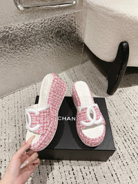 Platform Slide Sandals