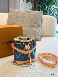 Nano Noé Monogram Denim