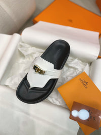 Black Rubber Slides
