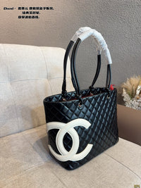Cambon Ligne Tote Bag Calfskin