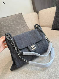 Denim Messenger Bag