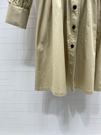 Cotton Nylon Shirt Dress