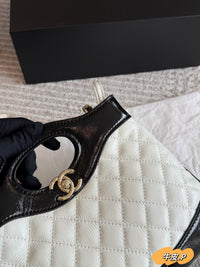Shiny Lambskin Shopping Bag