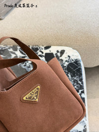 Suede Tote Bag
