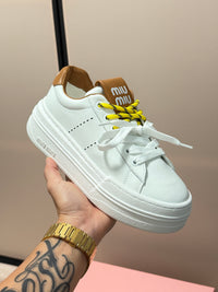 Lace-Up Platform Sneakers