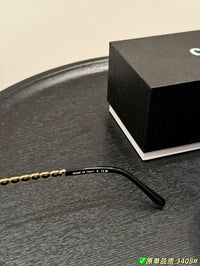 3408-Q-A Chain Detail Cat-Eye Optical Glasses