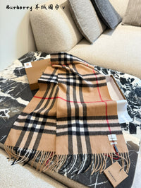 Check Cashmere Scarf