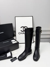 26B Logo Leather Boots
