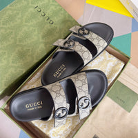 Double Strap Slide Sandals