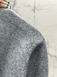 Vintage Check Collar Cardigan