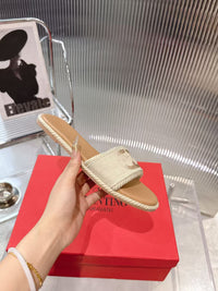VLogo Espadrille Slides
