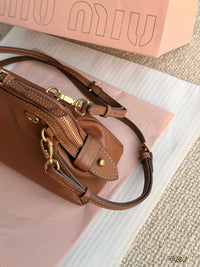 Caprice Leather Shoulder Bag