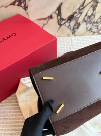 Hug Suede Shoulder Bag