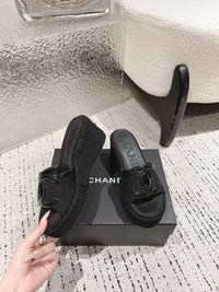 Platform Slide Sandals