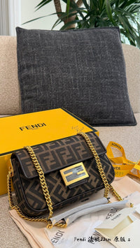 Jacquard Baguette Bag
