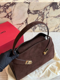 Hug Suede Shoulder Bag