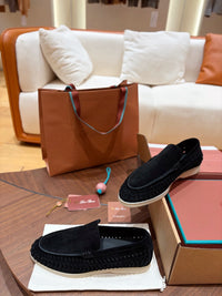 Suede Loafers