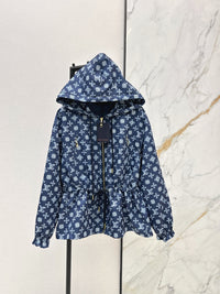 Monogram Hooded Windbreaker Jacket