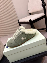26S Shearling Knight Runner Mules