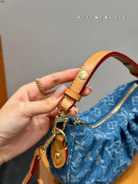 Denim Dumpling Bag