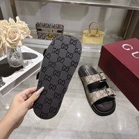 Slide Sandals with Buckles