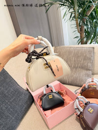 Beau Leather Bowling Bag