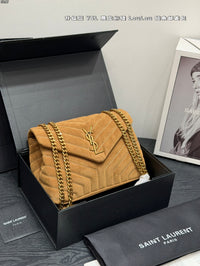 Suede Loulou Shoulder Bag