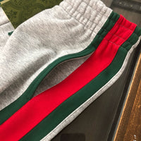 Web Stripe Cotton Jersey Shorts