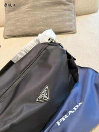 Re-Nylon & Saffiano Leather Shoulder Bag
