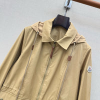 Gabardine Hooded Adenium Jacket