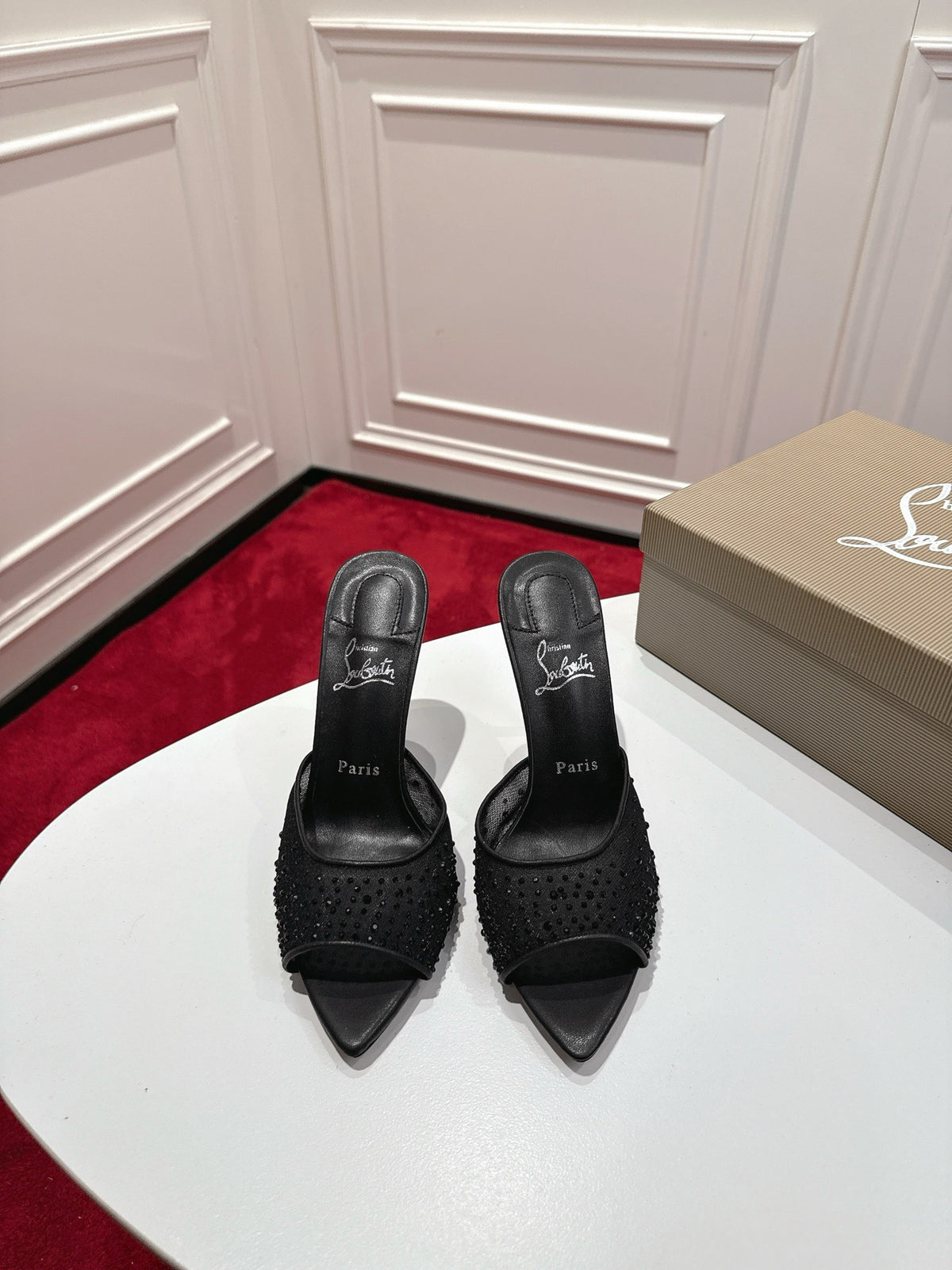 Miss Z Embellished Mules 10cm