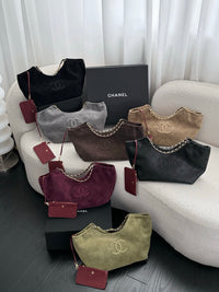 26C Suede Shopping Tote