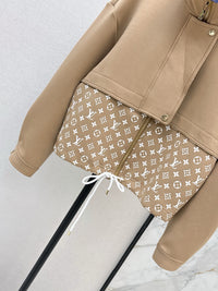 26S Monogram Accent Zip-Up Jacket